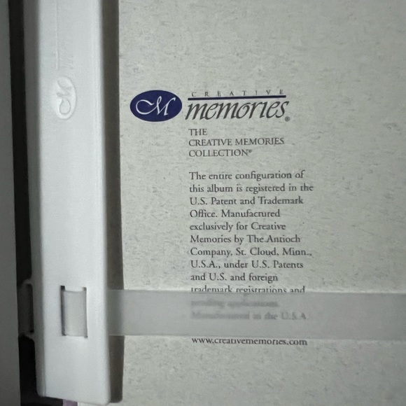 Lavender 7”x7” Creative Memories Album - Picture 2 of 4